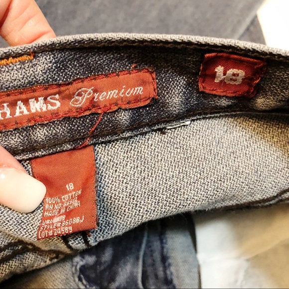 Chams Premium Skinny Slim 506 Sz 18 - Picture 4 of 5